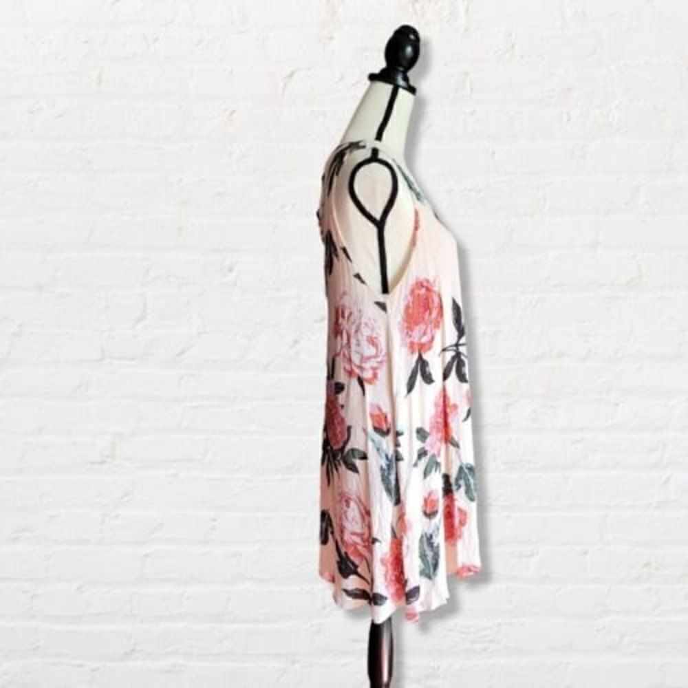 Dainty Hooligan Floral Summer Dress Sleeveless Low Back Flirty Flowy Sz Lg - Picture 3 of 12